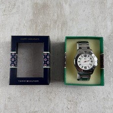 Tommy Hilfiger - Relógio masculino TH.153.1.95.1430 mostrador branco prata - Caixa de presente 30M comprar usado  Enviando para Brazil