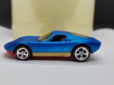 Pneus de borracha Hot Wheels protótipo teste de fábrica cor-71 Lamborghini Miura P400SV comprar usado  Enviando para Brazil