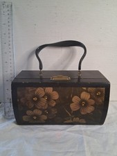 Usado, Bolsa caixa decoupaged de madeira vintage por favor leia comprar usado  Enviando para Brazil