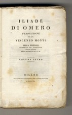 Iliade omero. traduzione usato  Firenze