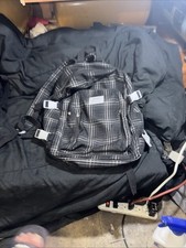 Mochila xadrez MODA LAZER FACULDADE com alças de fivela e bolso frontal comprar usado  Enviando para Brazil