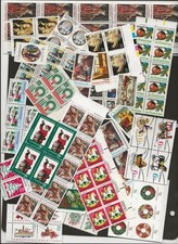 ¡SELLOS DE NAVIDAD VINTAGE POR DEBAJO DEL VALOR NOMINAL! GRAN VARIEDAD segunda mano  Embacar hacia Mexico