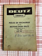 Manuel deutz 0154 d'occasion  Talant