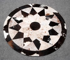 Cowhide round patchwork for sale  Taylor