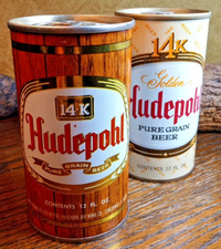 Hudepohl beer cans for sale  Lake Placid