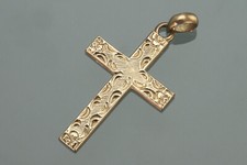 8kt goldkreuz kettenanhänger gebraucht kaufen  Mainz