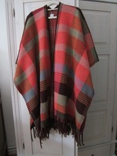 Poncho überwurf karo gebraucht kaufen  Hildesheim