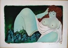 Lithographie pierre cadiou d'occasion  Tours-