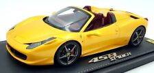 BBR escala 1/18 resina P1836B2 Ferrari 458 Spider 2011 Giallo Tristrato amarelo met comprar usado  Enviando para Brazil