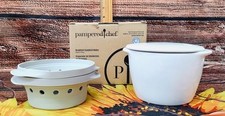 Usado, Sanduicheira de café da manhã PAMPERED CHEF. Panela de ovos de cerâmica nunca usada sem caixa 4 peças comprar usado  Enviando para Brazil
