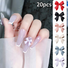 100 peças 3D nail art decoração fita arco manicure faça você mesmo berloques dicas joias presentes☋ comprar usado  Enviando para Brazil