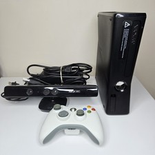 Console Microsoft Xbox 360 S 4GB console + Kinect - com controle OEM + cabos, usado comprar usado  Enviando para Brazil