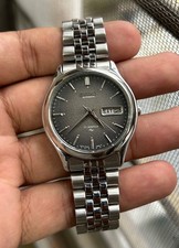 Relógio masculino Seiko automático 17 joias mostrador cinza grão dia/data Japão cal.6309 comprar usado  Enviando para Brazil