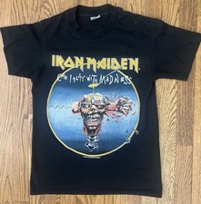 Camisa vintage 1988 Iron Maiden Can I Play with Madness Tour mola média Ford comprar usado  Enviando para Brazil