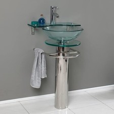 Frosted glassround vessel for sale  LONDON