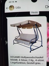 Hollywoodschaukel sitzer liege gebraucht kaufen  Geilenkirchen