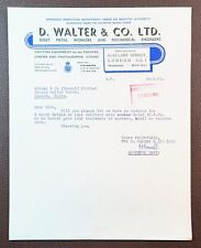 1951 D. Walter & Co., trabajadores de chapa, Lant Street, carta de Londres, usado segunda mano  Embacar hacia Argentina