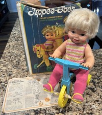 Boneca Vintage 1967 Mattel TIPPEE TOES com Trike e Caixa Original Não Testada comprar usado  Enviando para Brazil