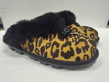 Chinelos femininos UGG Coquette tamanho 9 estampa de leopardo animal 1123593 forrado Sherpa comprar usado  Enviando para Brazil