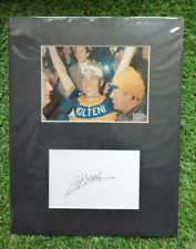 EDDY MERCKX BELGA CICLISTA ASSINADO CARTÃO DISPLAY 2001 O MAIOR DE TODOS OS TEMPOS 14x11 INC comprar usado  Enviando para Brazil