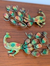 Metal midcentury peacock for sale  Troy
