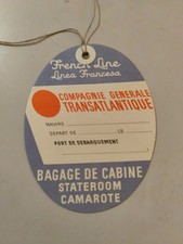 ÉTIQUETTE CABINE  PAQUEBOT TRANSATLANTIQUE années 70 comprar usado ÉTIQUETTE CABINE  PAQUEBOT TRANSATLANTIQUE années 70 comprar usado  Enviando para Brazil