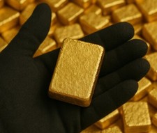 Barra de recuperação de ouro 225 g sucata para joias, ideia de presente, coleta e refino de sucata comprar usado Barra de recuperação de ouro 225 g sucata para joias, ideia de presente, coleta e refino de sucata comprar usado  Enviando para Brazil