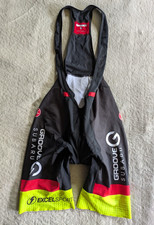 Bermuda masculina acolchoada de ciclismo CASTELLI média preta vermelha amarela bicicleta comprar usado  Enviando para Brazil