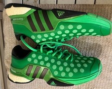 RARO Tênis Adidas Barricade Tamanho 9 2015 Tênis Verde Bolinhas B33484 comprar usado  Enviando para Brazil