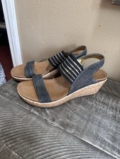Skechers black denim for sale  Meridian