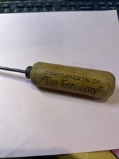 Vintage ICE PICK Cabo de Madeira THE ECONOMY HOME MOURNITURE STORE SCRANTON,PA comprar usado  Enviando para Brazil