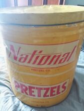 National pretzels tin for sale  Taylor