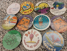 Eleven pin backs for sale  Monroe