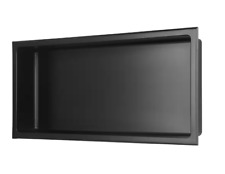 AKDY SN003-2 24" C x 12" A x 4" D nicho de chuveiro de banheiro calibre 18 preto fosco OB, usado comprar usado  Enviando para Brazil