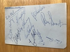 Blackburn rovers autographed for sale  HOVE