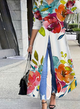 Kleid knopfleiste blumenmuster gebraucht kaufen  Mannheim