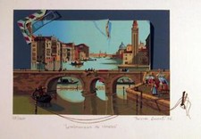 Menna Barretto, Lembranca De Veneza, Lithographie, Signée Et Numéroté En Crayon comprar usado  Enviando para Brazil