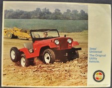 1969 Jeep CJ-5 CJ-6 Universal 4x4 Folheto Pasta Bom Original 69 comprar usado  Enviando para Brazil