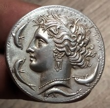 SICILY, Syracuse. Dionysios I. 405-367 BC. AR Dekadrachm ,Decadrachm,Silber,Neu comprar usado  Enviando para Brazil