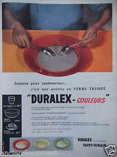 Publicité 1956 duralex d'occasion  Compiègne