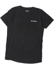 Camiseta masculina gráfica COLUMBIA média preta algodão BQ14 comprar usado  Enviando para Brazil