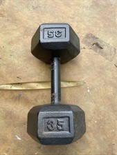 Dumbbell 35lb cast for sale  Drums