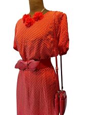 Vestito dress rosso usato  Bologna
