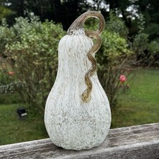 Art glass pumpkin for sale  Westbrook