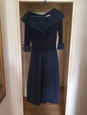 Eliza dress navy for sale  LONDON