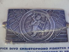 Placca san cristoforo usato  Santena