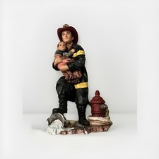 Estatueta miniatura bombeiro Red Hats of Courage Hero 6" bombeiro comprar usado  Enviando para Brazil