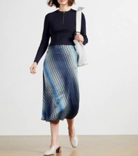 Vestido midi feminino Ted Baker gola redonda contrastante manga longa malha comprar usado  Enviando para Brazil