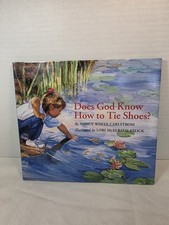 Vintage Children's Hardcover Book- " Does God Know How To Tie Shoes?"illustrated comprar usado  Enviando para Brazil