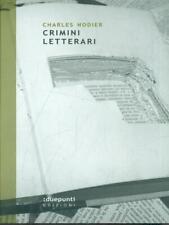 Crimini letterari nodier usato  Italia